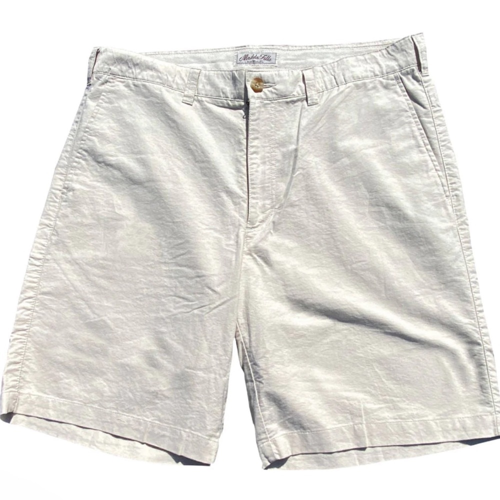 Madda Fella Men’s Sand Cross Dye Oxford shorts size 36